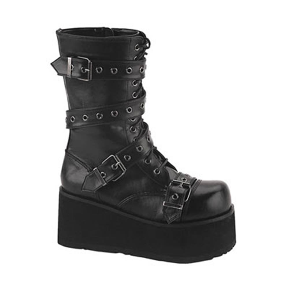 DemoniaCult - TRASHVILLE205 Platform Boots - Black Product image
